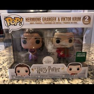 NIB Funko Hermione Granger & Victor Krum 2 Pack